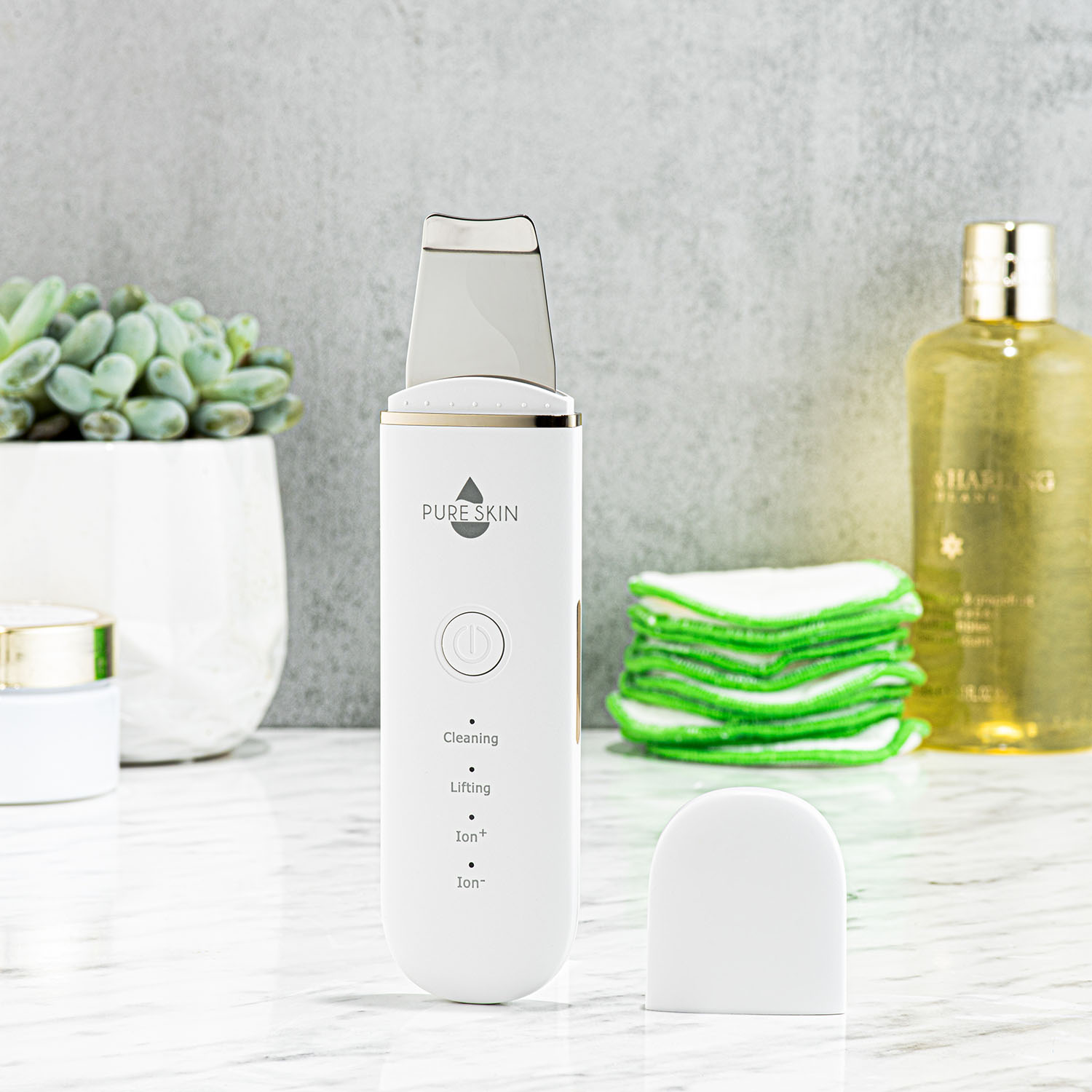 PURE SKIN Ultrasonic Facial Scrubber Olivias Aesthetics PURE SKIN Ultrasonic Facial Scrubber Olivias Aesthetics